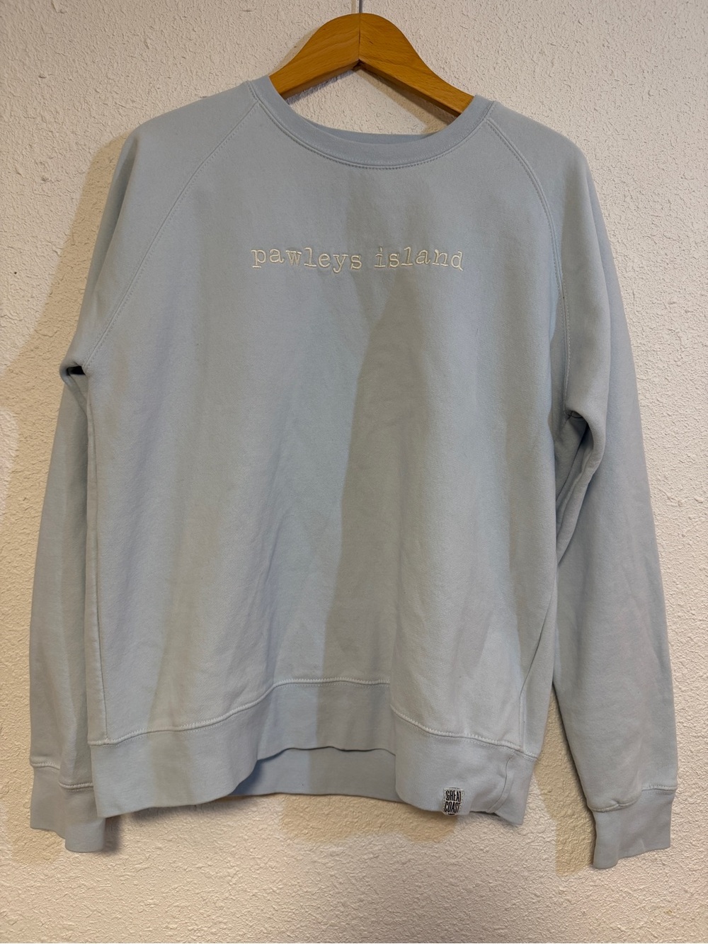 Pawleys Island Light Blue Crewneck Sweatshirt Medium